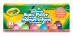 CRAYOLA - 10 WASHABLE NEON PAINT BOTTLES