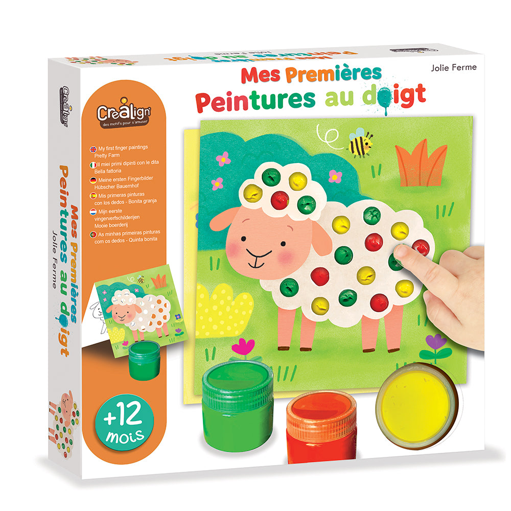 CREALIGN - MES 1ERES PEINTURES AU DOIGT FERME
