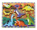 MELISSA AND DOUG - CASSE-TÊTE EN BOIS GROSSES PIÈCES - DINOSAURE