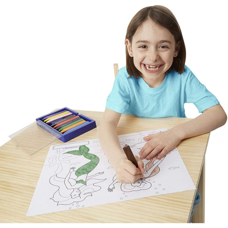 MELISSA AND DOUG - BLOC À COLORIER JUMBO - ROSE