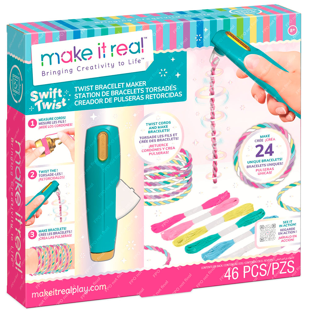 MAKE IT REAL - ENSEMBLE DE CRÉATION DE BRACELETS TORSADÉS (STATION)