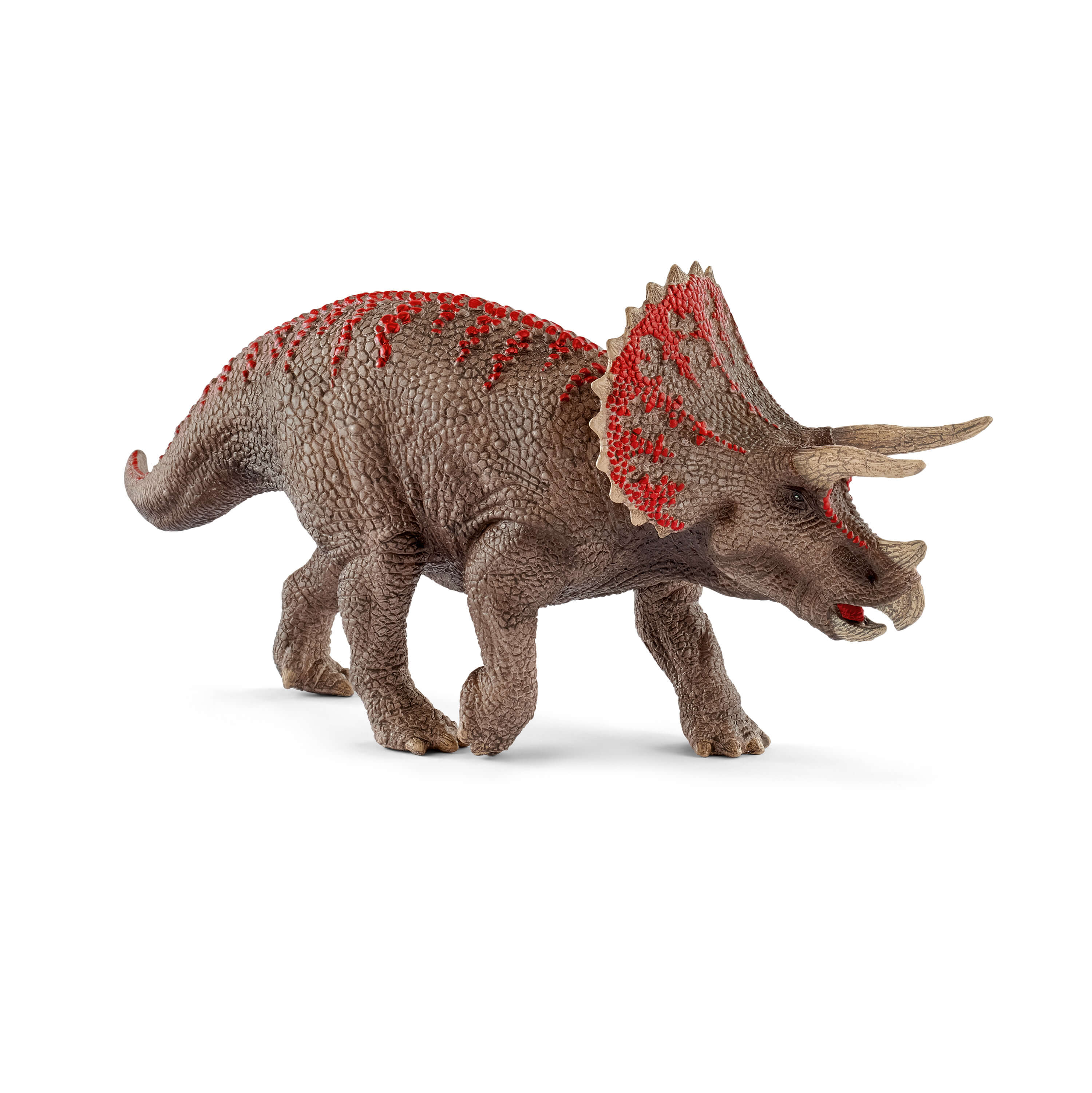 SCHLEICH - BROWN AND RED TRICERATOPS (DINOSAUR) #15000