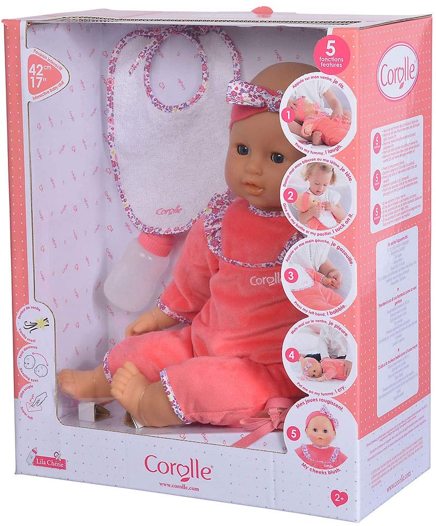 COROLLE - LILA CHÉRIE POUPON INTERACTIF, ROSE
