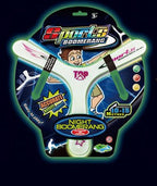 BOOMERANG LUMINEUX D'EXTÉRIEUR 10" PHOSPHORESCENT