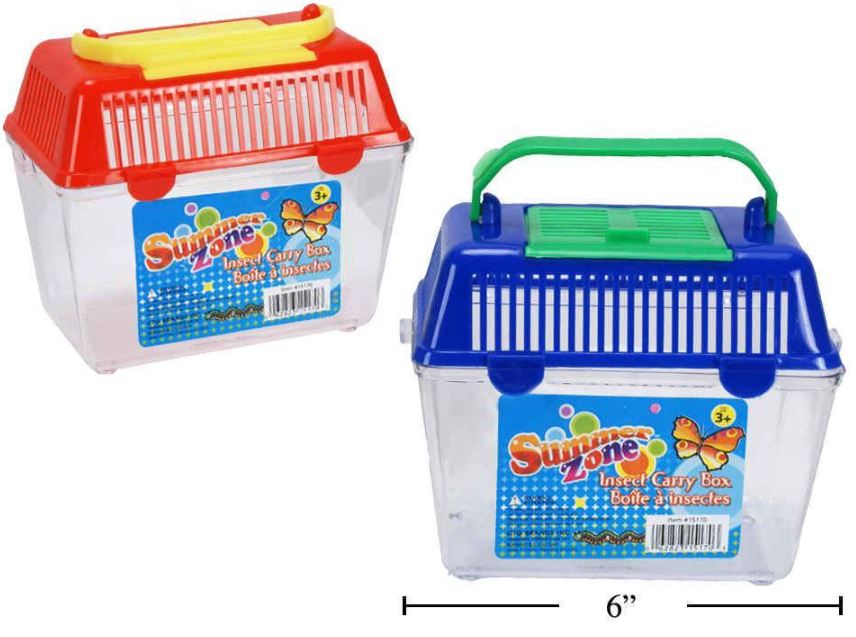 SUMMER ZONE - BOÎTE DE TRANSPORT D'INSECTES 6" ASST (CAGE)