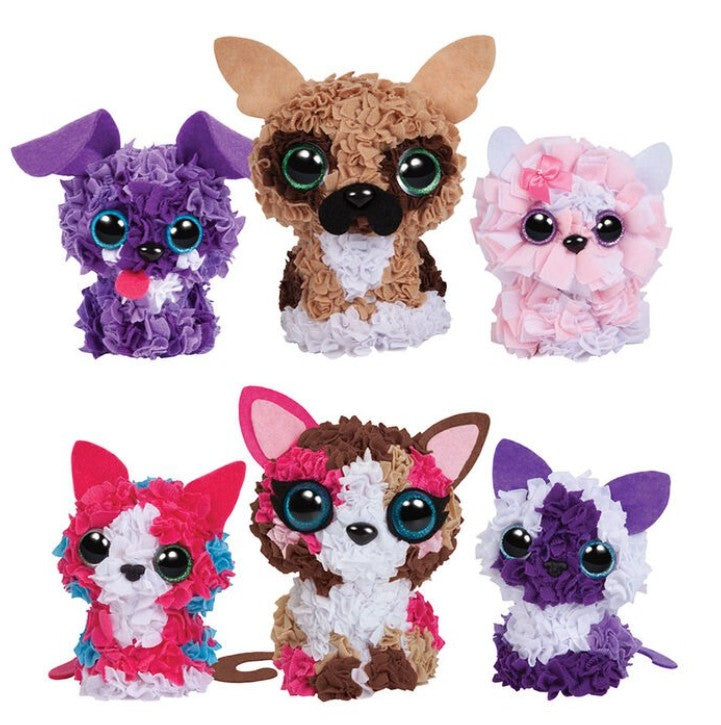 PLUSHCRAFT ENSEMBLE 6 MIGNONS ANIMAUX 3D