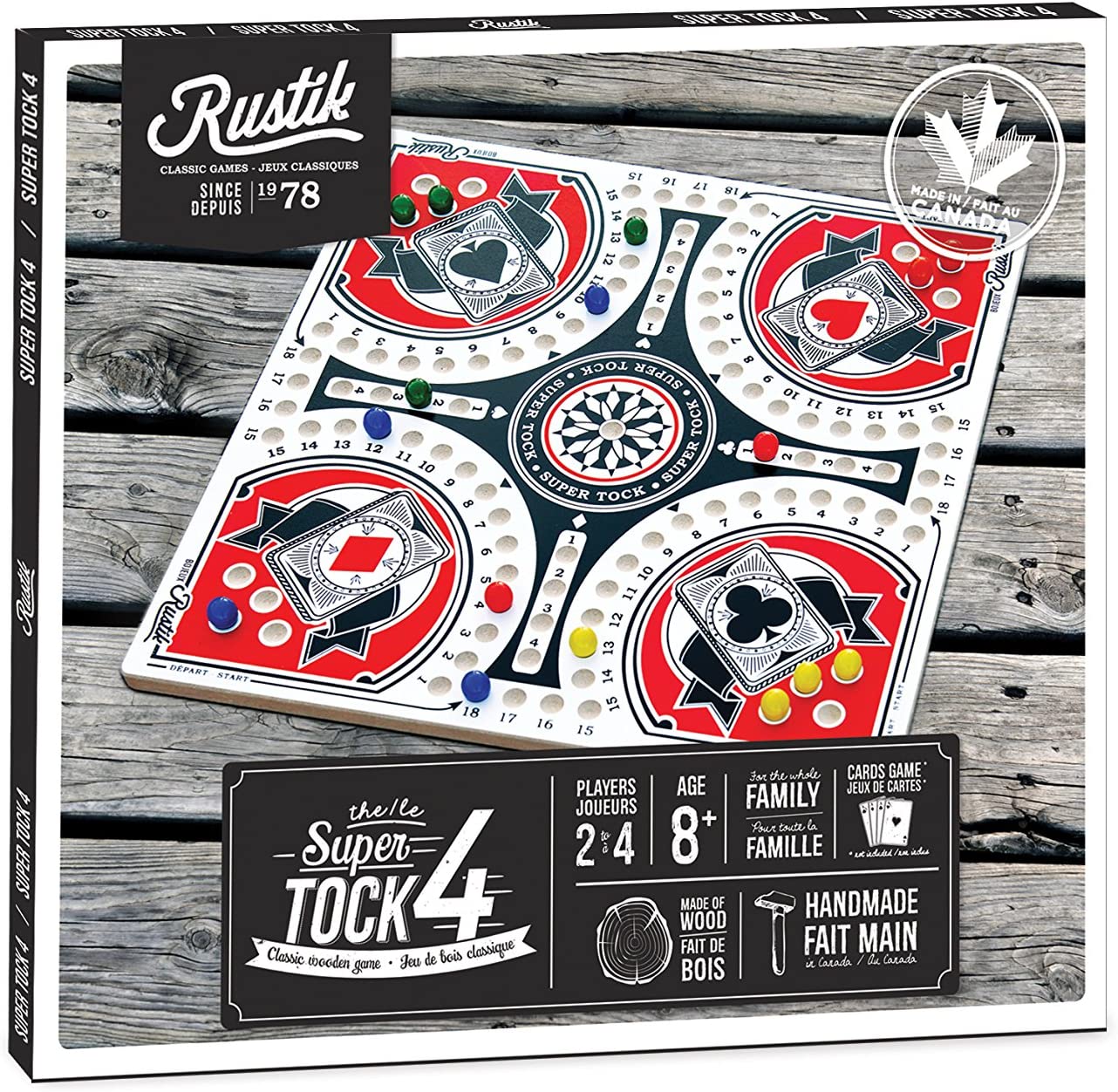 JEU DE TOCK - 4 JOUEURS 15"