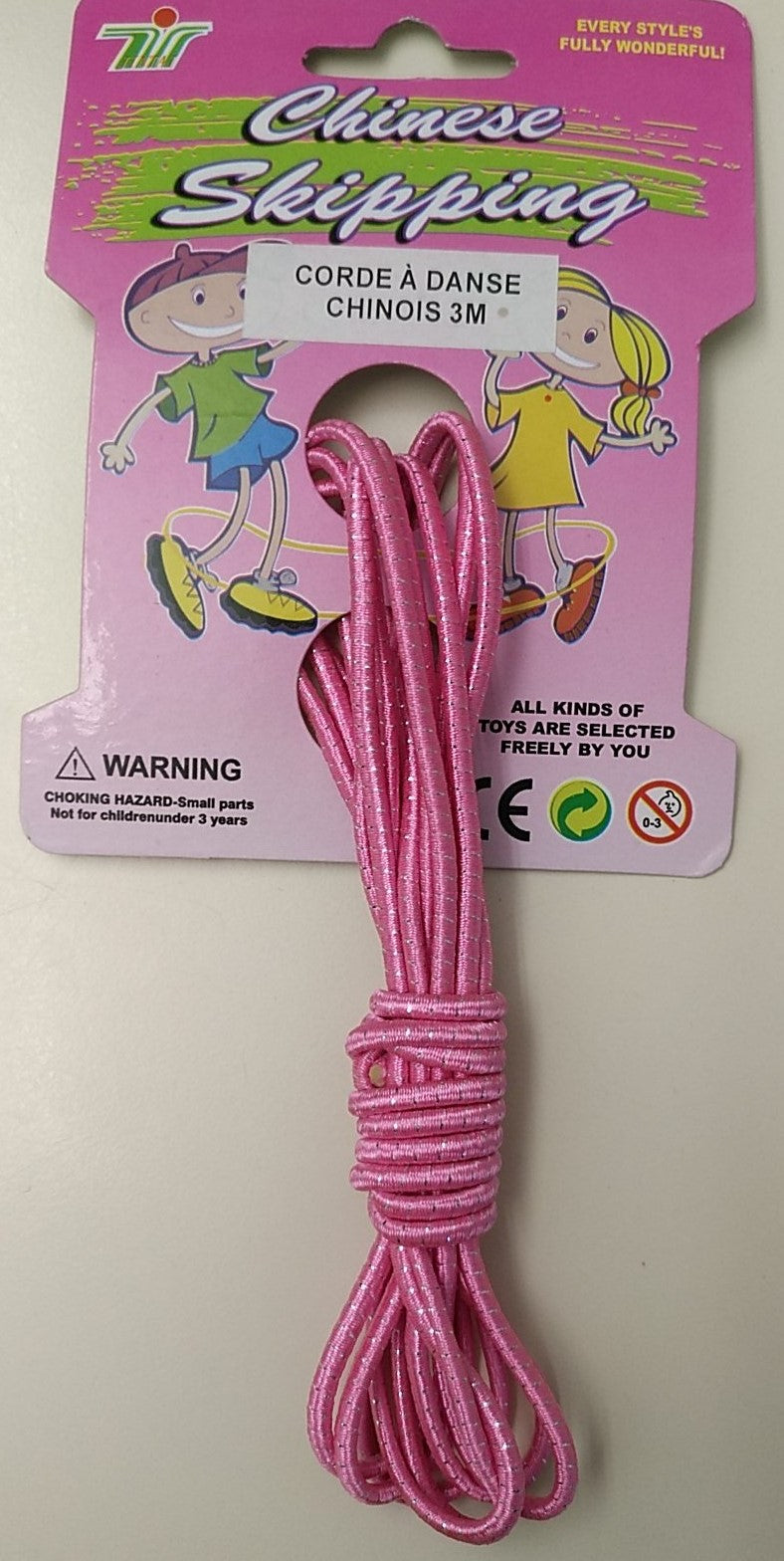 CHINESE JUMP ROPE 3 METERS ASST