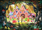 RAVENSBURGER JIGSAW PUZZLE 1000 PIECES - HANSEL AND GRETEL, CAUTION! #16950