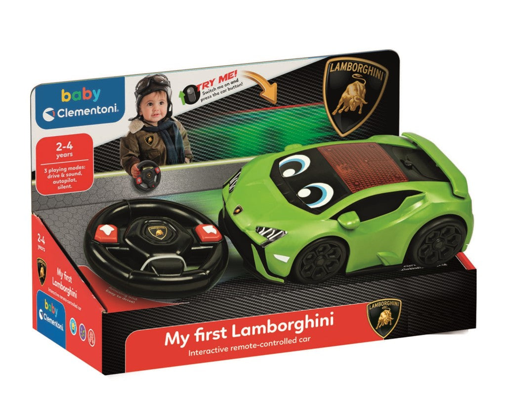BABY CLEMENTONI - MY FIRST REMOTE-CONTROLLED CAR - LAMBORGHINI