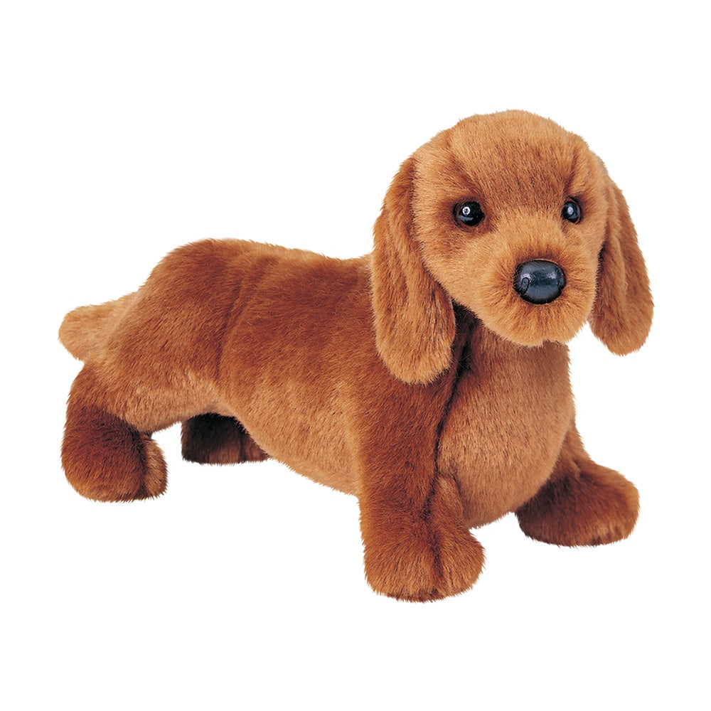 PLUSH - GRETEL BROWN DACHSHUND (12") DOUGLAS