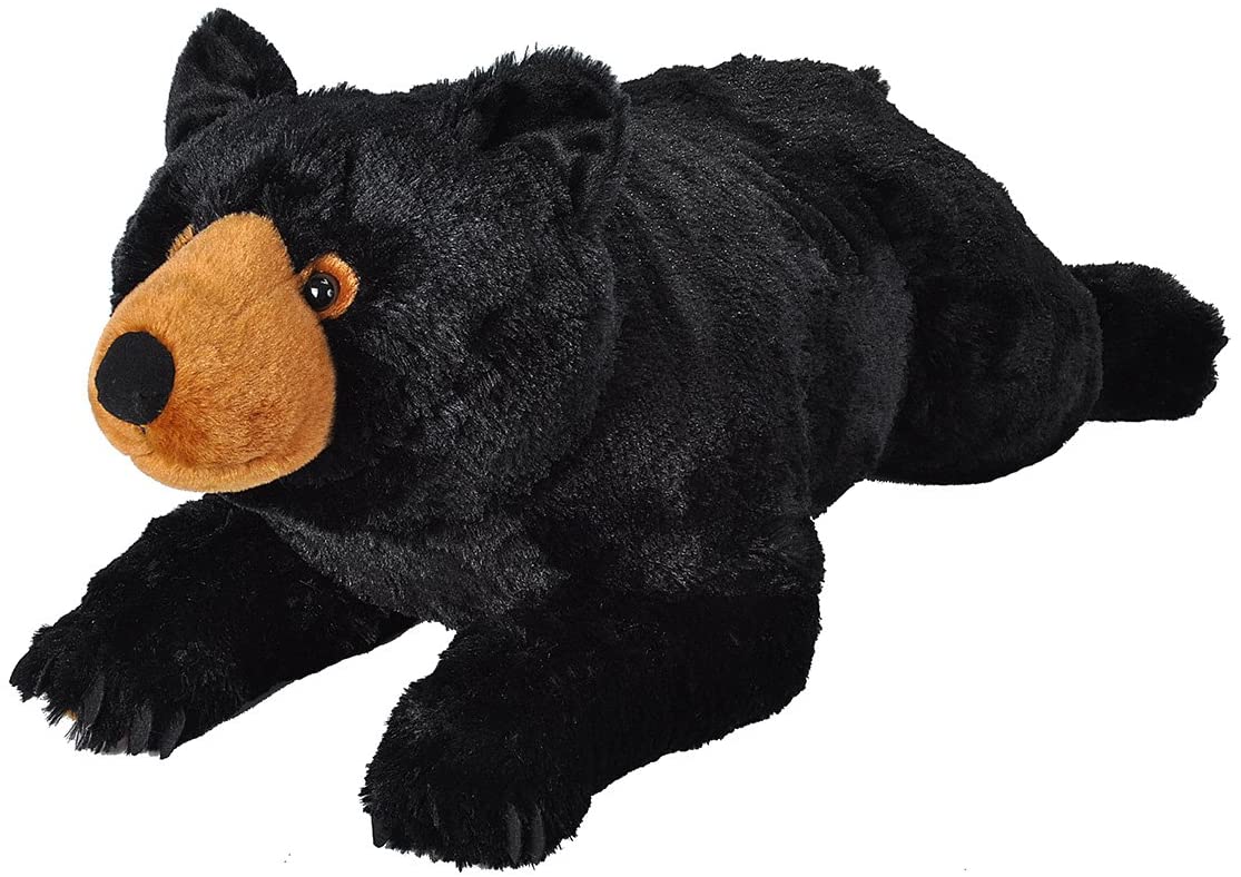 MEGA BLACK BEAR PLUSH 30" - WILD REPUBLIC
