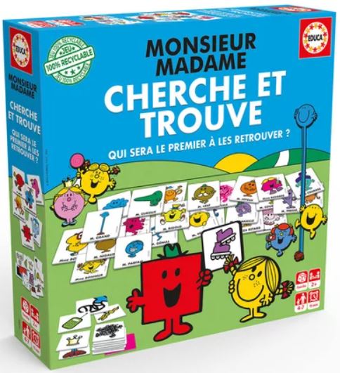 JEU EDUCA - CHERCHE ET TROUVE MONSIEUR MADAME - Version française