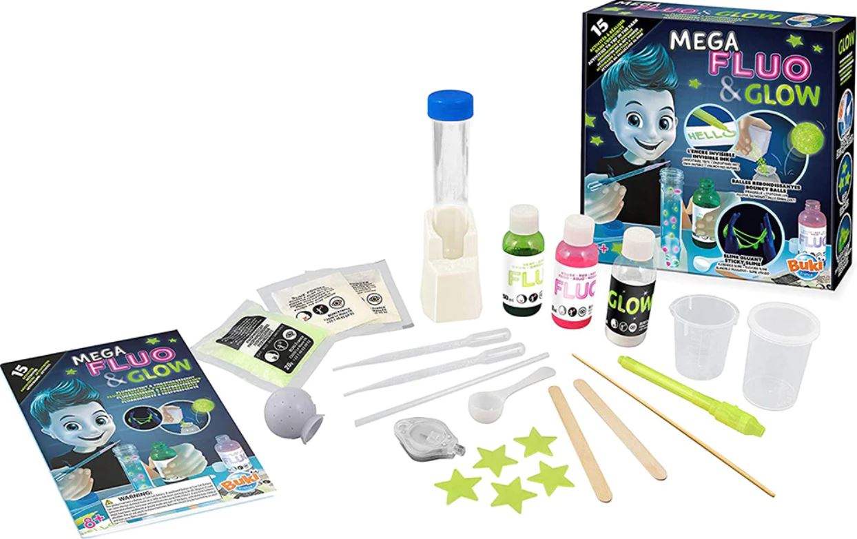 BUKI FRANCE - MEGA FLUO & GLOW 15 ACTIVITÉS