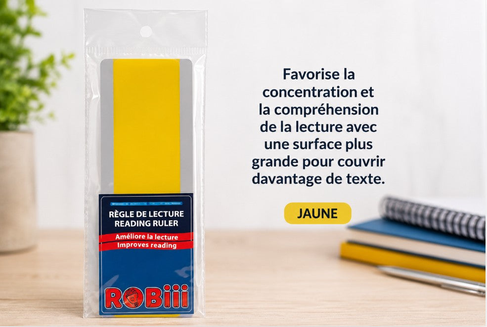 ROBIII - READING RULER XL - YELLOW