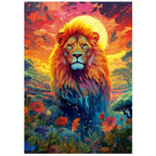 EDUCA JIGSAW PUZZLE 500 PIECES - MAJESTIC LION GAZE #20261
