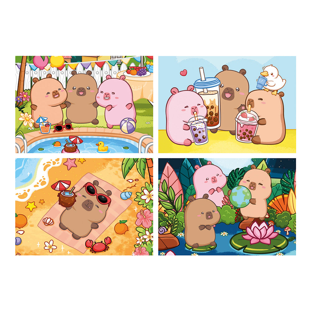 EDUCA CASSE-TÊTE PROGRESSIF 4-EN-1 - CAPYFUN 20-40-60-80 PIÈCES #20486