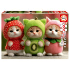 EDUCA JIGSAW PUZZLE 200 PIECES - FRUITY KITTENS #20496