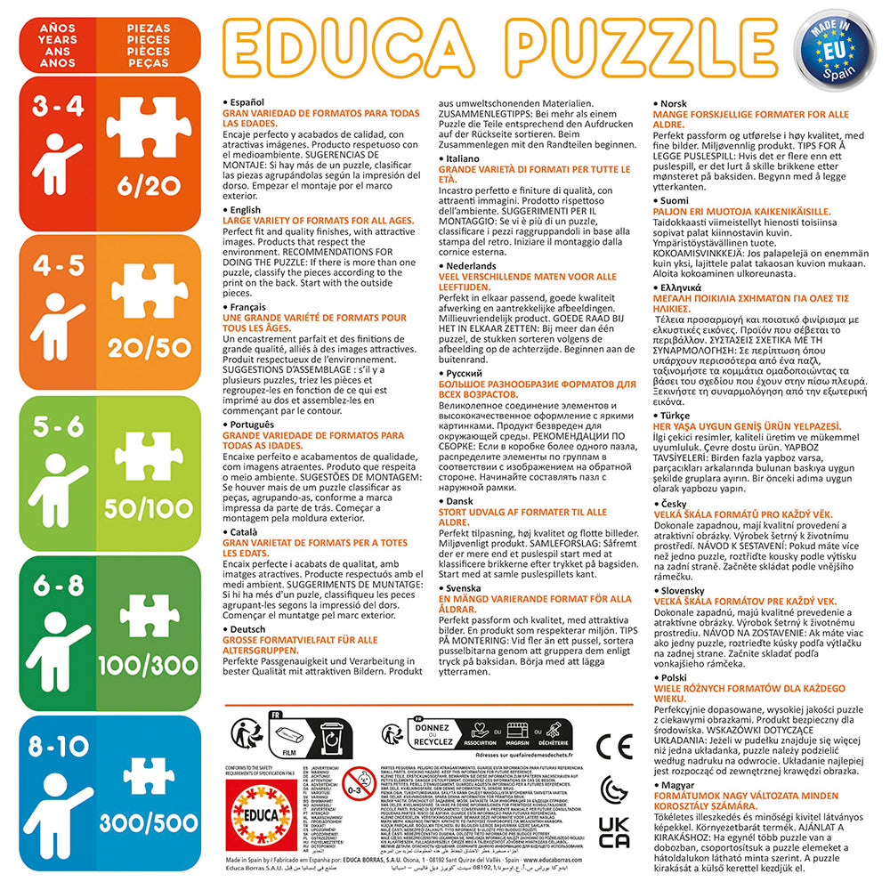 EDUCA 2X20 PIECE PUZZLES - CUTE PENGUINS #20505