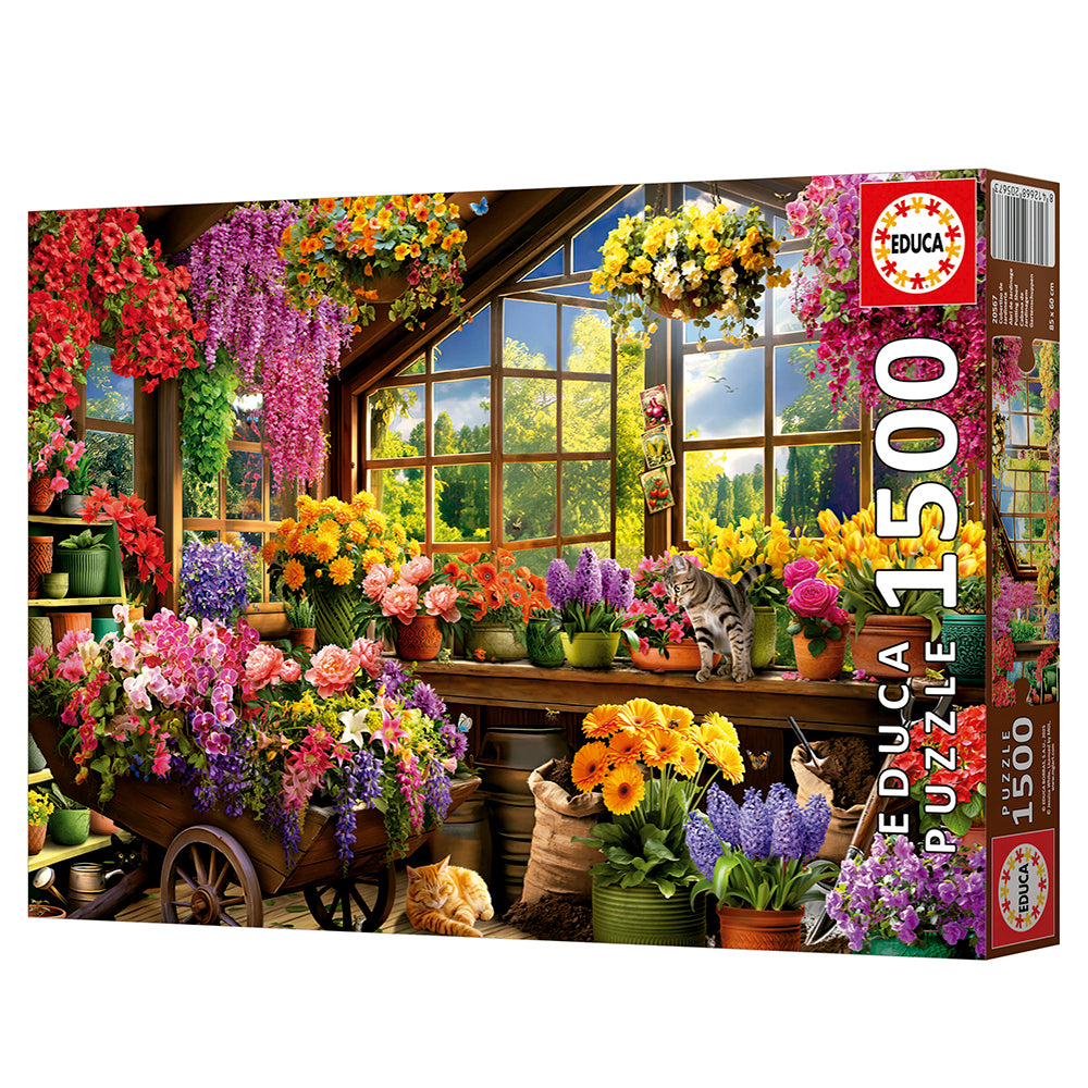 EDUCA JIGSAW PUZZLE 1500 PIECES - GARDEN SHED #20567