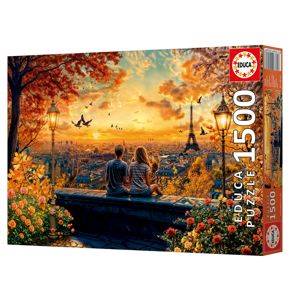 EDUCA CASSE-TÊTE 1500 PIÈCES - AMOUREUX À PARIS #20569