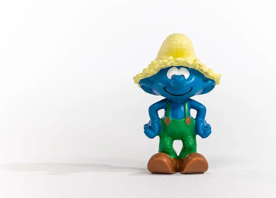 SCHLEICH - SMURF FARMER #20837