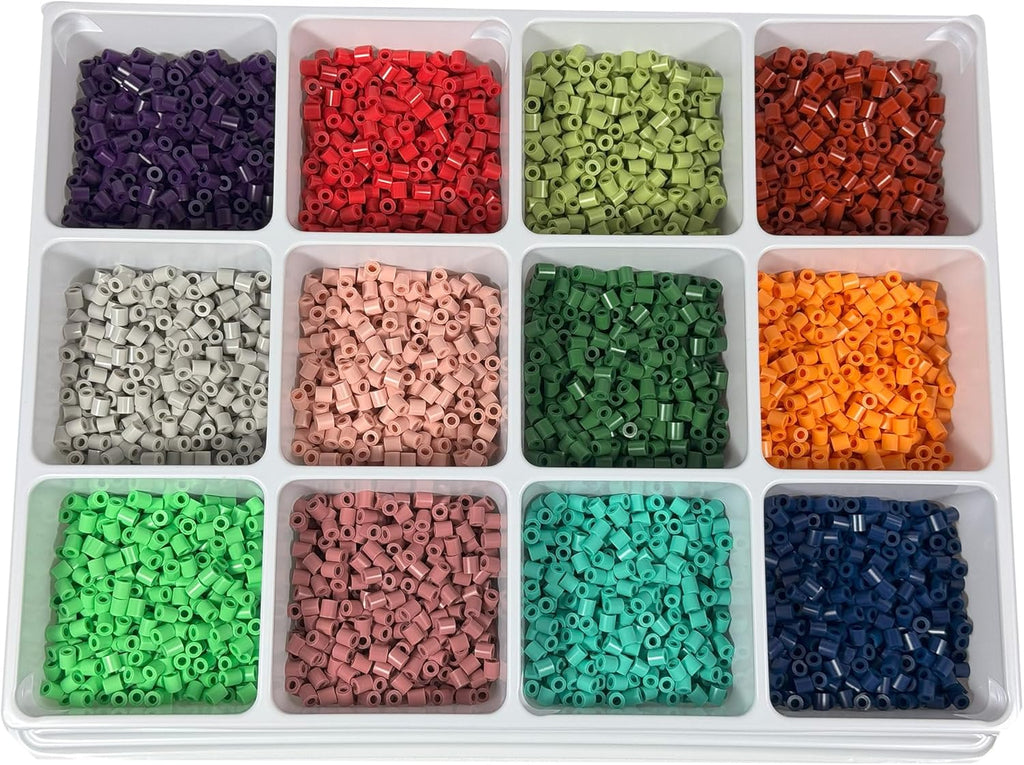 HAMA - 9600 PERLES AVEC BOÎTE DE TRI