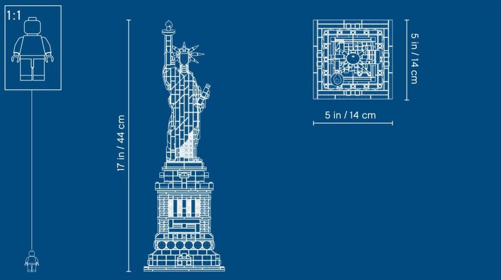 LEGO ARCHITECTURE - STATUE DE LA LIBERTÉ #21042