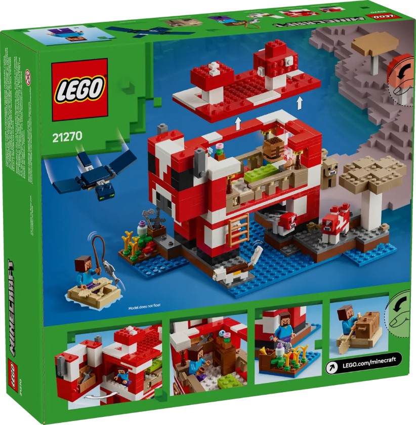 LEGO MINECRAFT - LA MAISON MOOSHROOM #21270