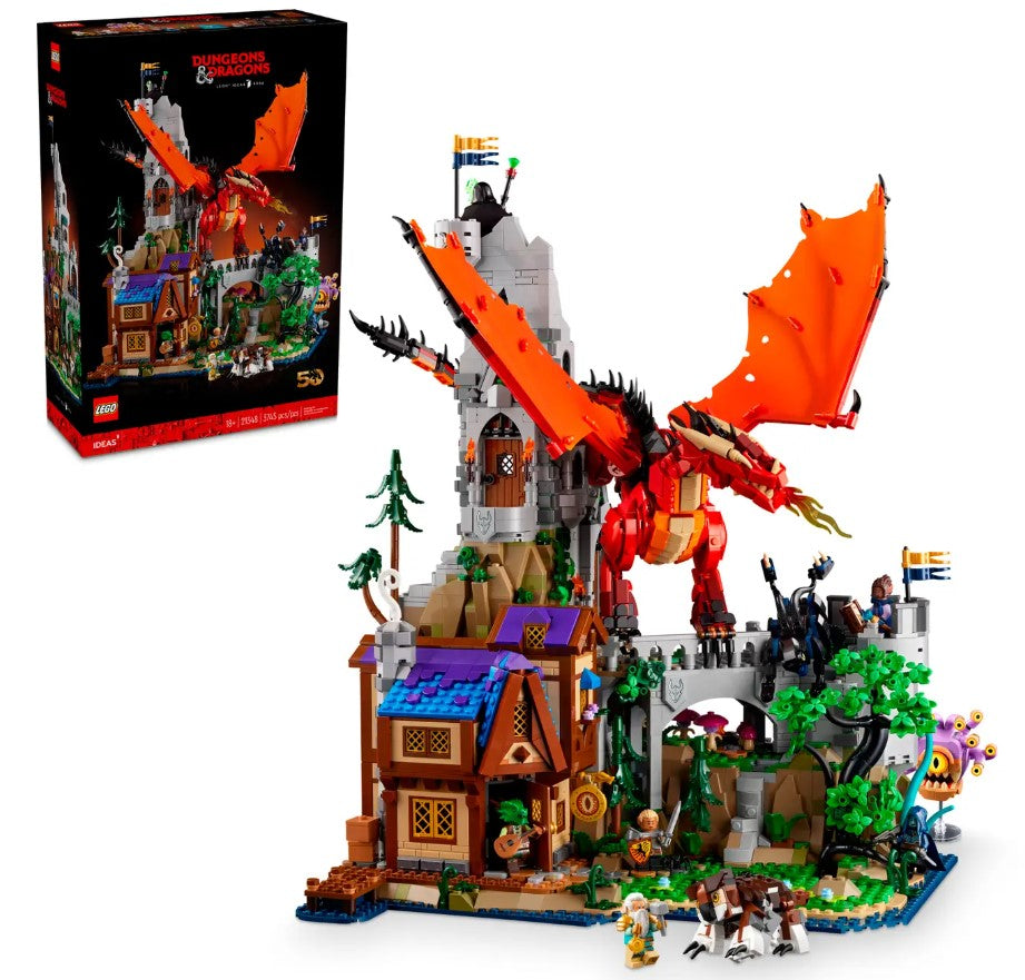 LEGO IDEAS - DUNGEONS & DRAGONS : L'HISTOIRE DU DRAGON ROUGE #21348