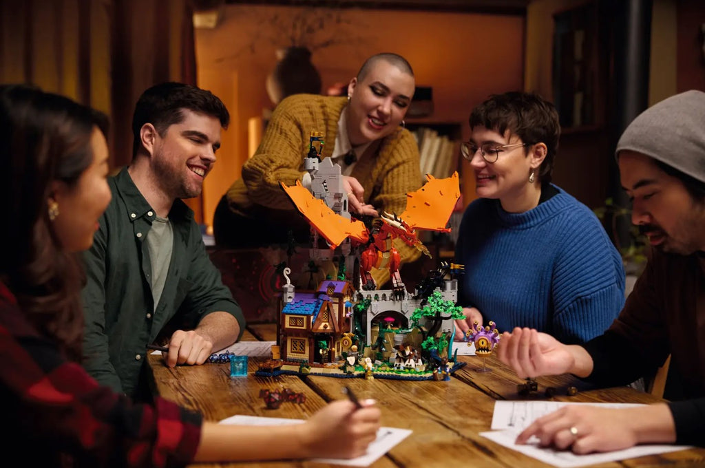 LEGO IDEAS - DUNGEONS & DRAGONS : L'HISTOIRE DU DRAGON ROUGE #21348