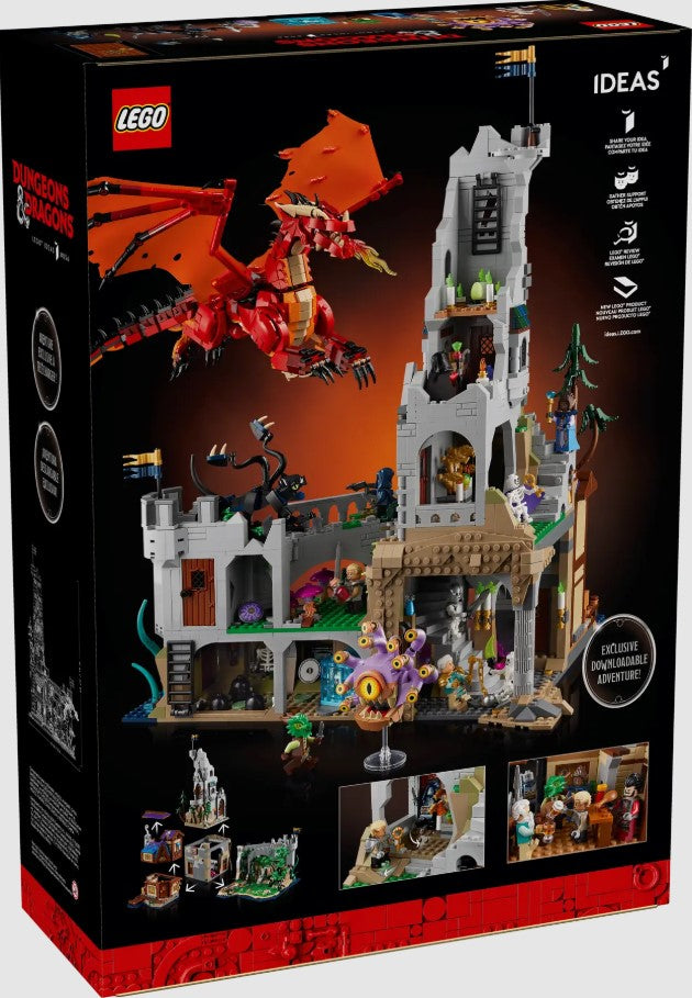 LEGO IDEAS - DUNGEONS & DRAGONS : L'HISTOIRE DU DRAGON ROUGE #21348