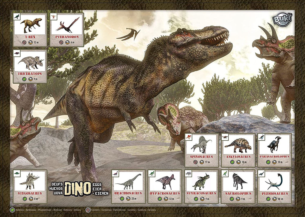 BUKI FRANCE DÉCOUVERTE - MAXI PACK OEUF DINO