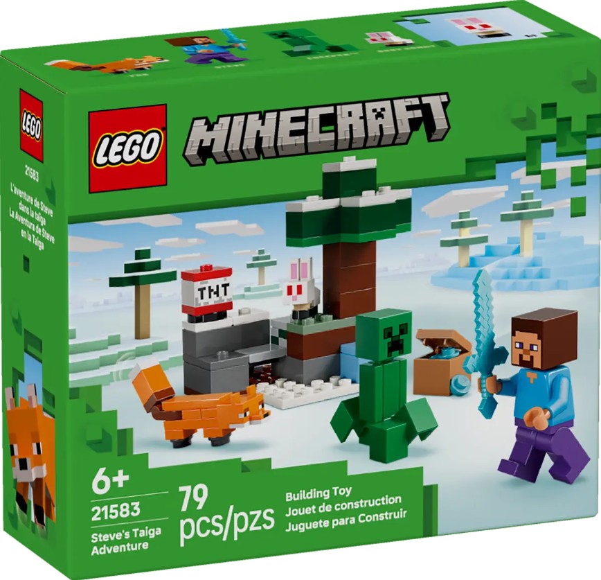 LEGO MINECRAFT - STEVE'S TAIGA ADVENTURE #21583