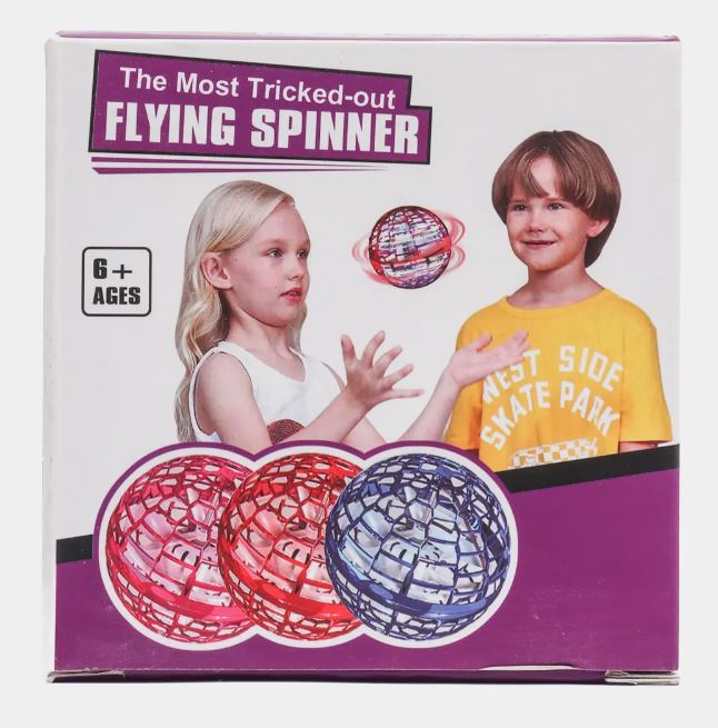 GYROSPHÈRE VOLANTE AVEC LUMIÈRE (BALLE) - FLYING SPINNER