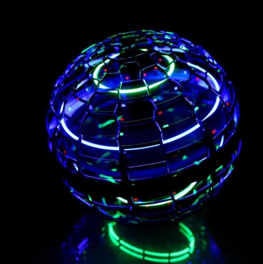 GYROSPHÈRE VOLANTE AVEC LUMIÈRE (BALLE) - FLYING SPINNER