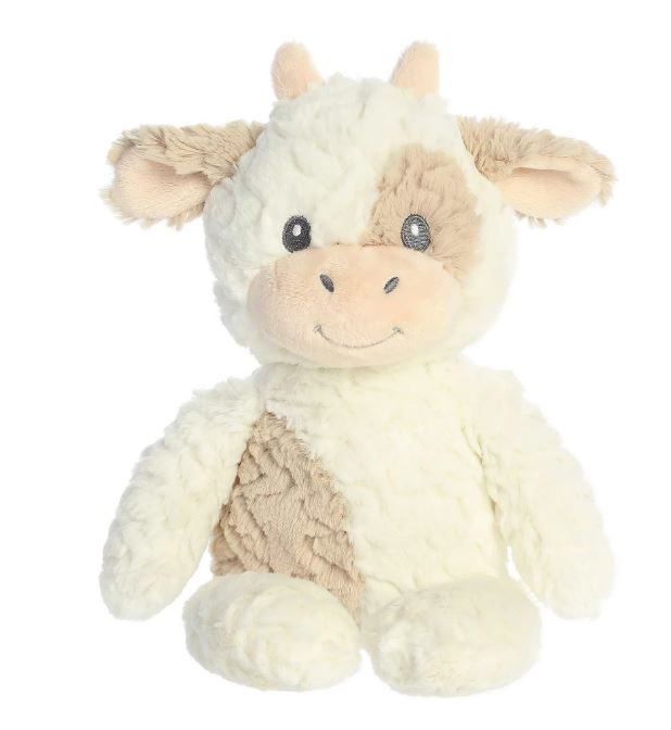 PELUCHE AURORA HUGGY - CLOVER VACHE 13"