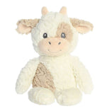 PELUCHE AURORA HUGGY - CLOVER VACHE 13"