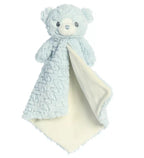 AURORA HUGGY - BLUE LUVSTER BEAR COMFORT BLANKET 16"