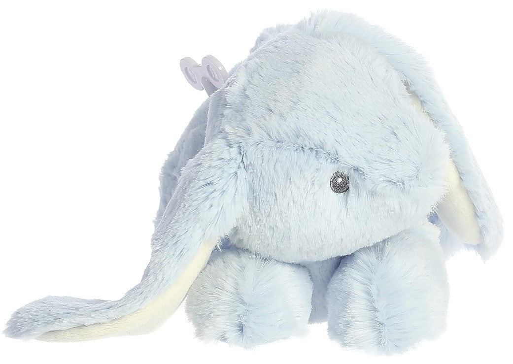 PELUCHE EBBA - DEWEY BUNNY - LAPIN MUSICAL BLEU CIEL 12"