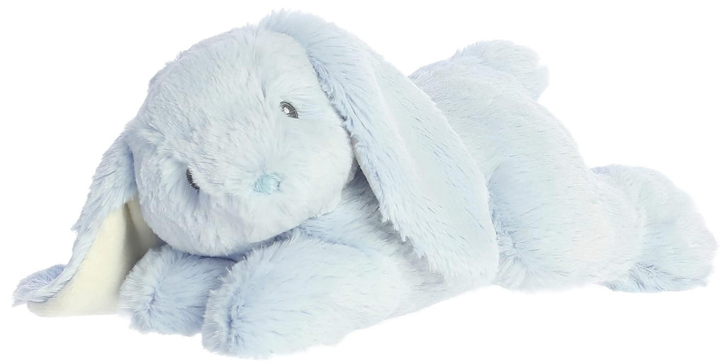 PELUCHE EBBA - DEWEY BUNNY - LAPIN MUSICAL BLEU CIEL 12"