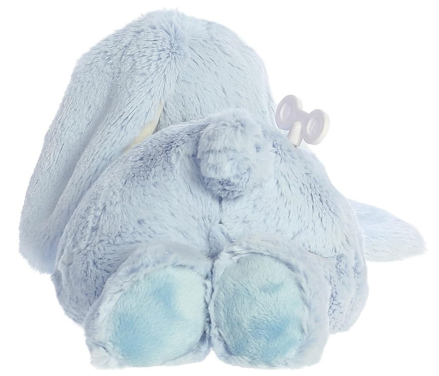 PELUCHE EBBA - DEWEY BUNNY - LAPIN MUSICAL BLEU CIEL 12"