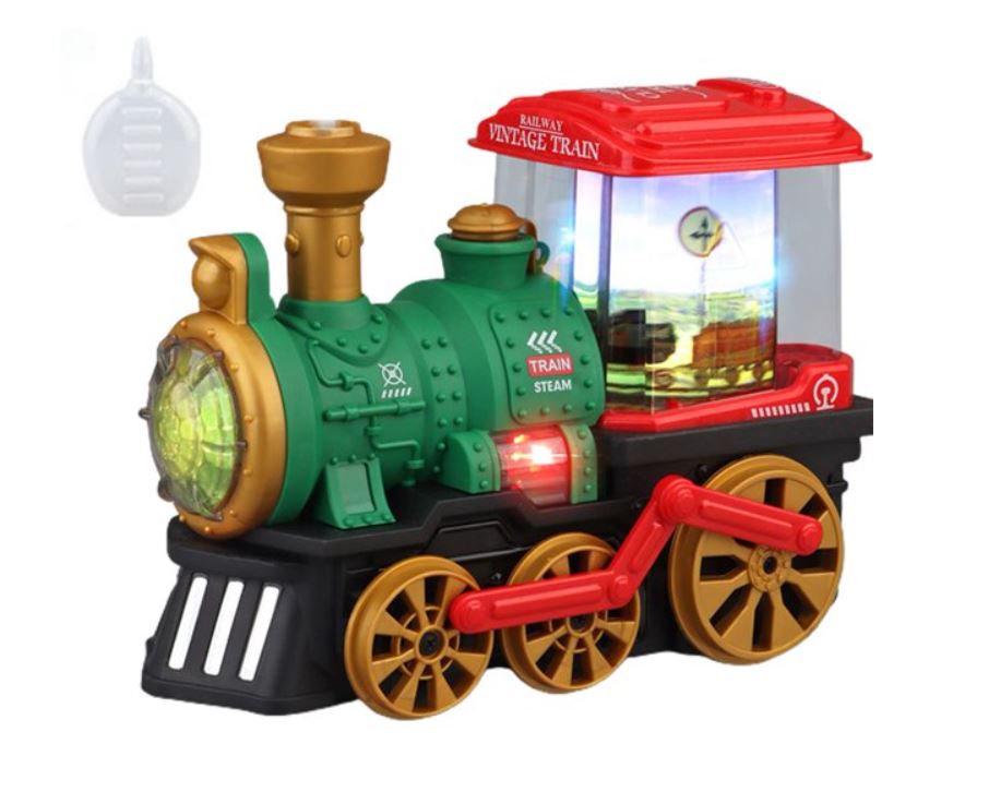 ELECTRIC STEAM TRAIN WITH SOUND AND LIGHTS