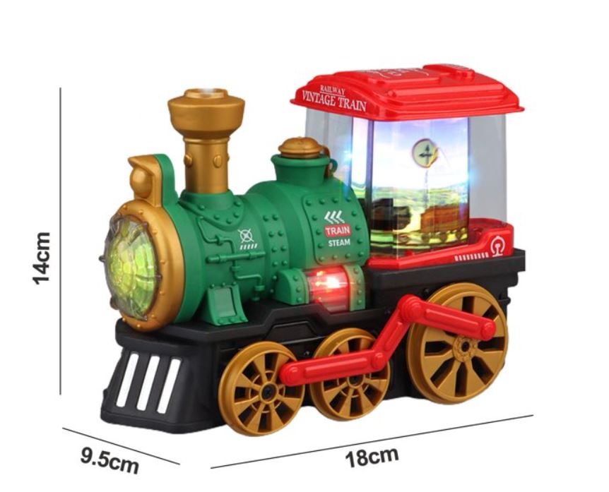 ELECTRIC STEAM TRAIN WITH SOUND AND LIGHTS