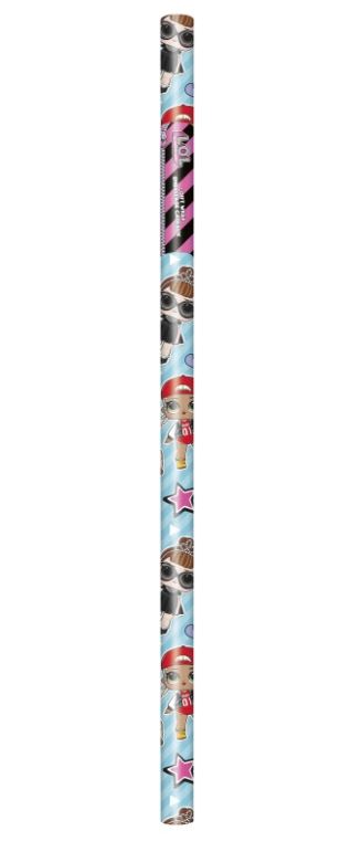 PAPIER EMBALLAGE L.O.L. SURPRISE 30" X 5 PIEDS