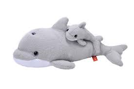 MOM AND BABY DOLPHIN PLUSH - WILD REPUBLIC