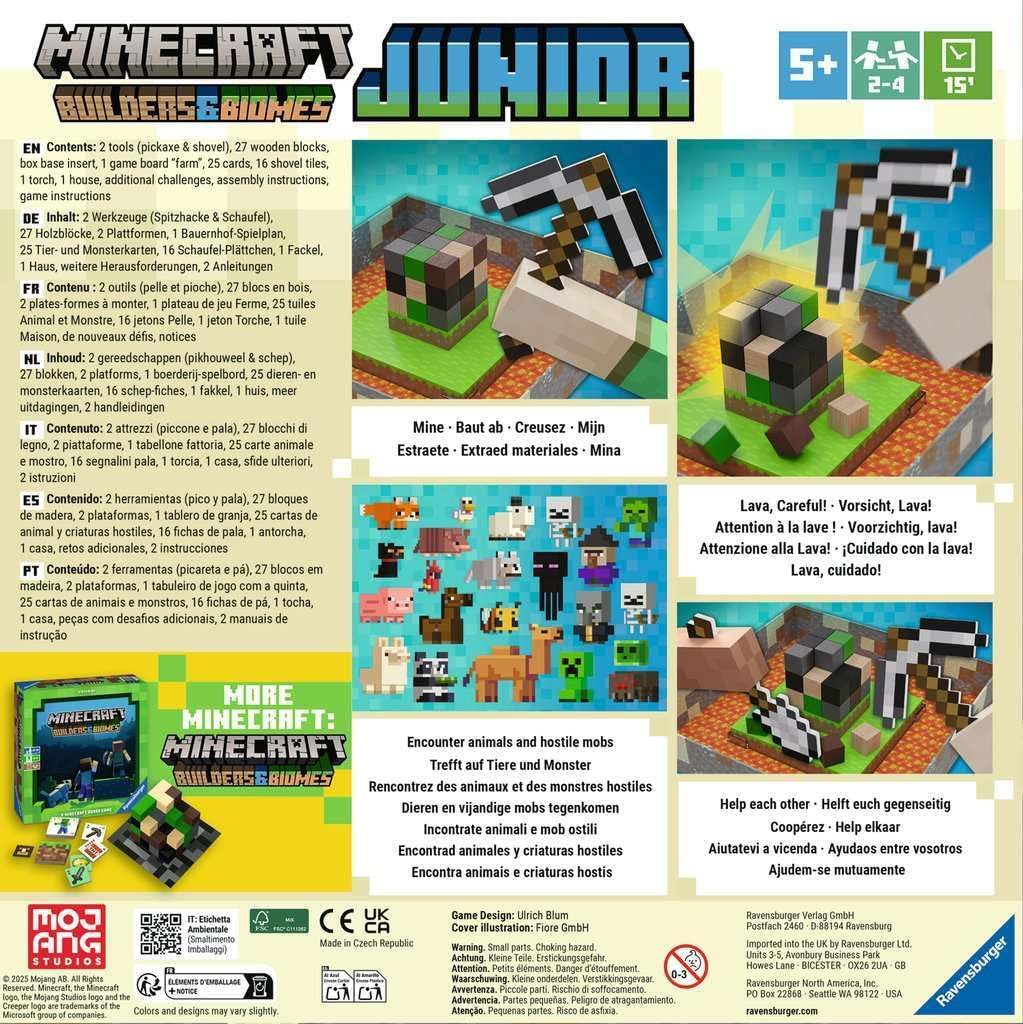 JEU MINECRAFT JUNIOR - BUILDERS & BIOMES