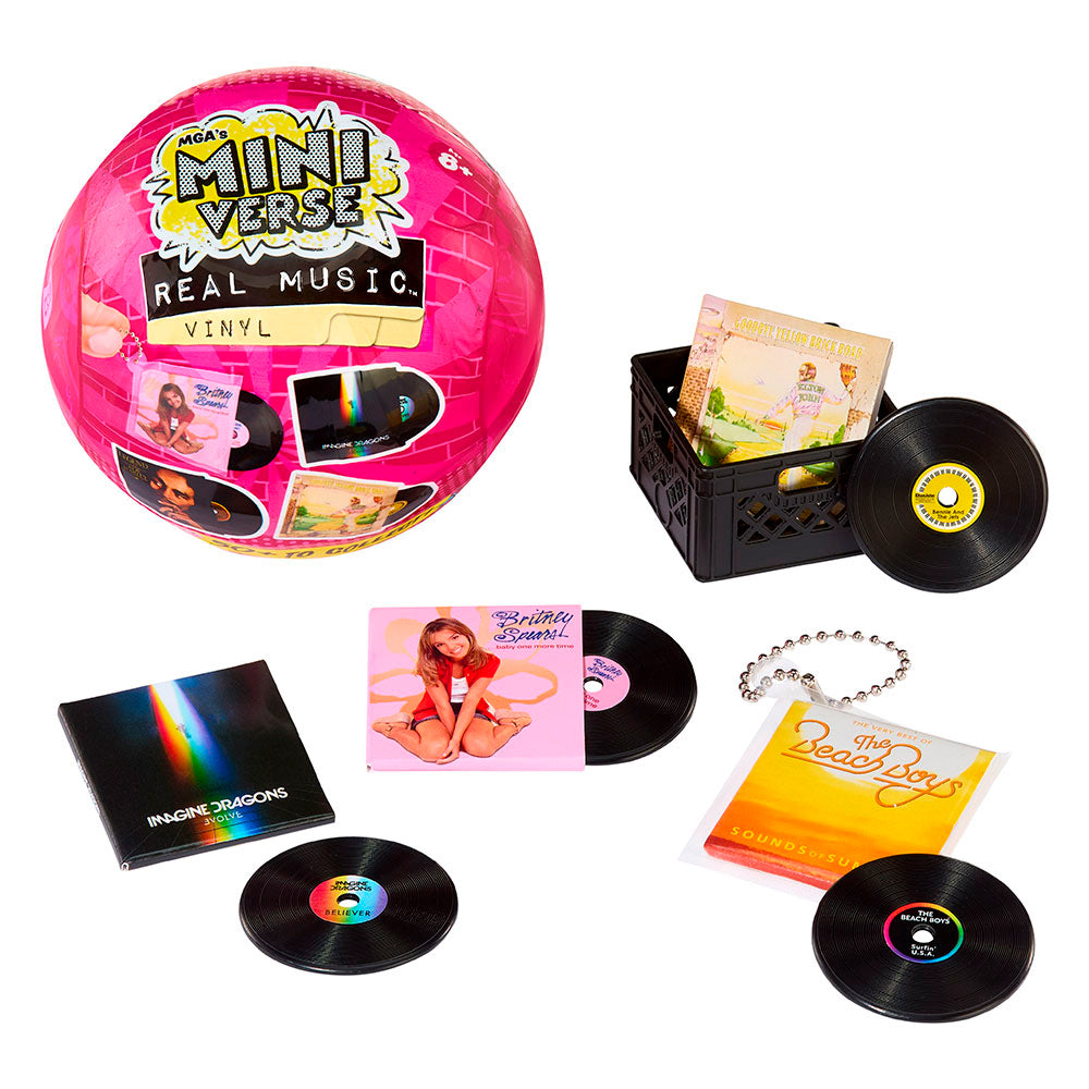 MINIVERSE - REAL MUSIC MINI VINYLES SÉRIE 1 ASST