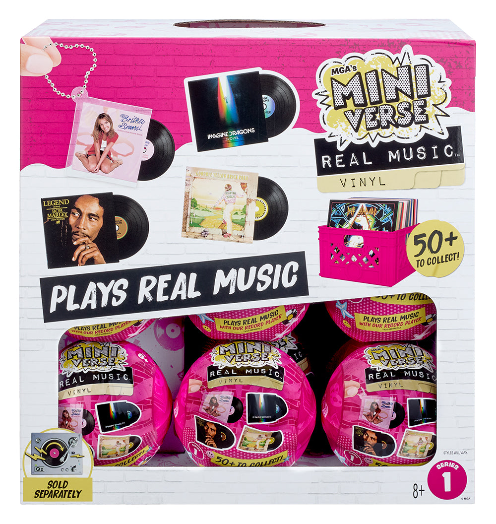 MINIVERSE - REAL MUSIC MINI VINYLES SÉRIE 1 ASST