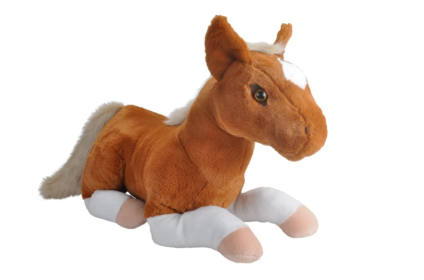 PELUCHE - CHEVAL BRUN GÉANT 30"